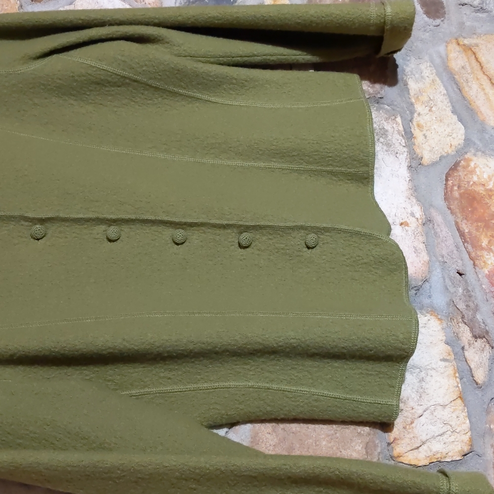 Talbots green wool jacket - Picture 3 of 10
